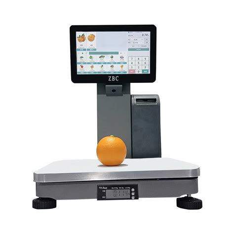 Thermal Receipt And Price Tag Printing Pos System Ai Weighing Pc Scale