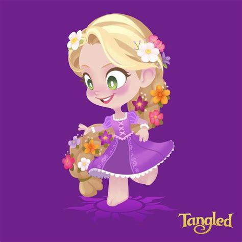 Sd Tangled By Miacat On Deviantart Disney Silhouette Art Disney