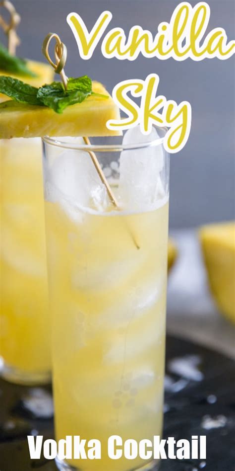 Vanilla Sky Vodka Cocktail - LemonsforLulu.com