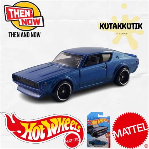 Hot Wheels Mobil Sedan Nissan Skyline 2000 GTR GT R Biru Then And Now Lazada Indonesia