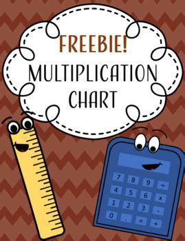 Freebie Multiplication Chart By Lauren Thomson TPT