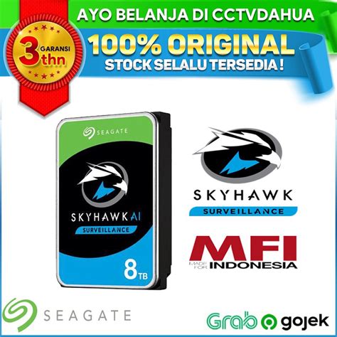 Jual SEAGATE SKYHAWK AI 8TB MFI SATA HDD SKYHAWK BERGARANSI RESMI 3