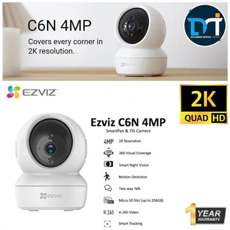 Promo Ezviz C6n 4mp 2k Pro Wireless Cctv H265 Smart Wifi Pan And Tilt