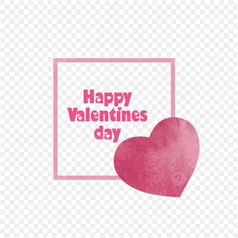 Happy Valentine Day Vector Design Images Watercolor Happy Valentine