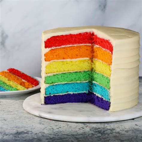 Rainbow Cake Recipe 3 Layers