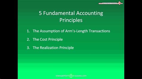 Fundamental Accounting Principles Youtube