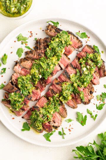 Grilled Flank Steak With Chimichurri Olivia S Kitchen