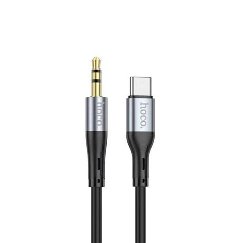 Hoco Silicone Digital Audio Conversion Cable Type C Upa Black