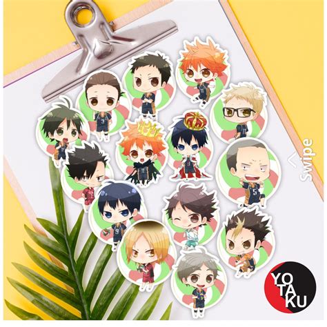 Jual Stiker Sticker Anime Haikyu SA311 YOTAKUSHOP Indonesia Shopee