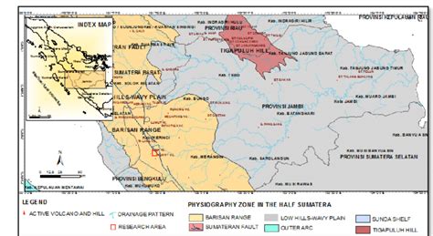 Sumatran Physiography Zone According From Tobler 1913 And Van