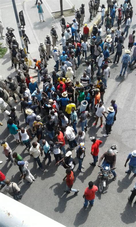 Haiti Politique La manifestation de l opposition qui n a pas drainé