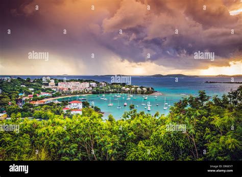 Cruz Bay St John United States Virgin Islands Stock Photo Alamy