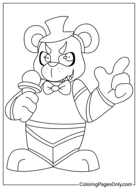 20 Freddy Fazbear Coloring Pages - ColoringPagesOnly.com