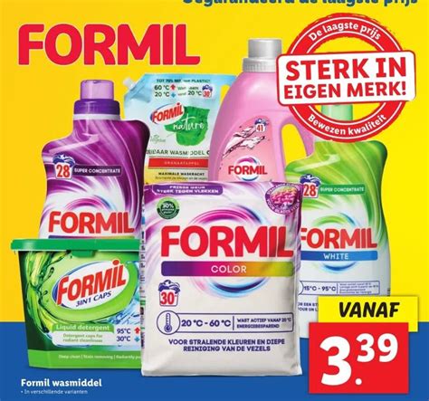 Formil Wasmiddel Aanbieding Bij Lidl