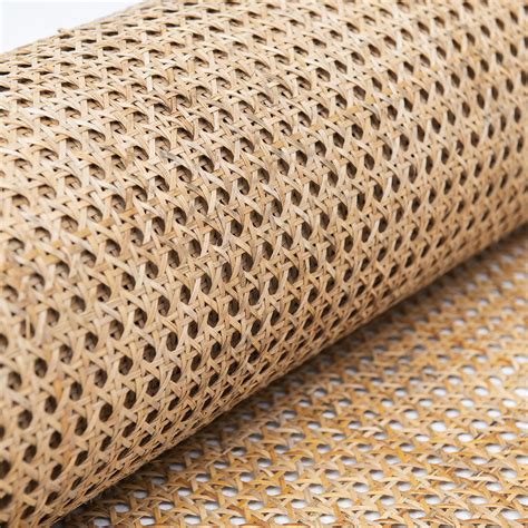 18 Width Natural Rattan Webbing For Caning Projects 18 W X 3 Ft L