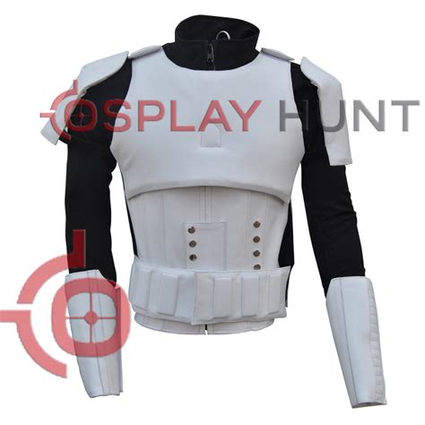 Star Wars Stormtrooper Motorcycle Real Leather Jacket Stormtrooper