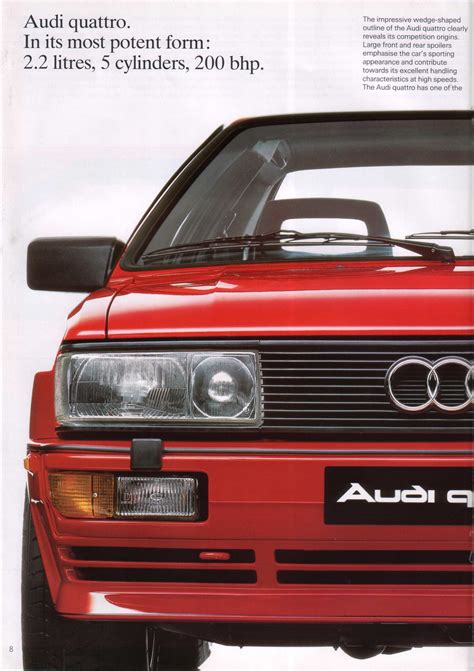 Audi Coup Quattro Related Infomation Specifications Weili