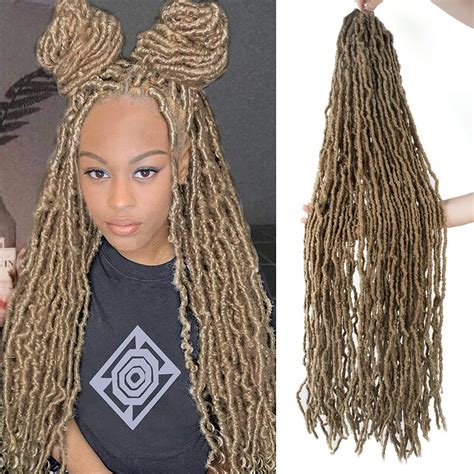 Buy Nu Soft Locs Crochet Hair 36 Inch 4 Packs Pre Looped Faux Locs