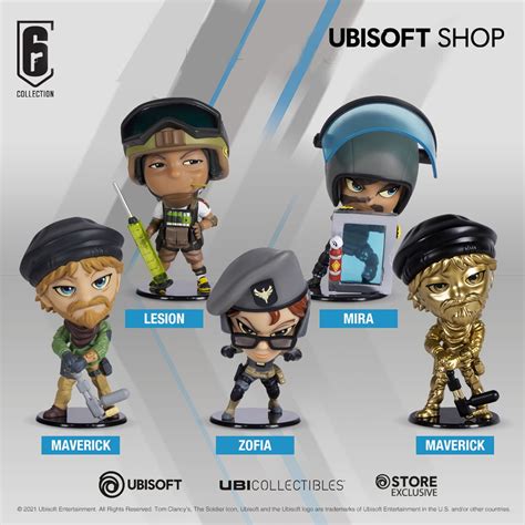 Rainbow Six Siege Six Collection Chibi Series 6 Set 5pcs Ubisoft Shopee Singapore