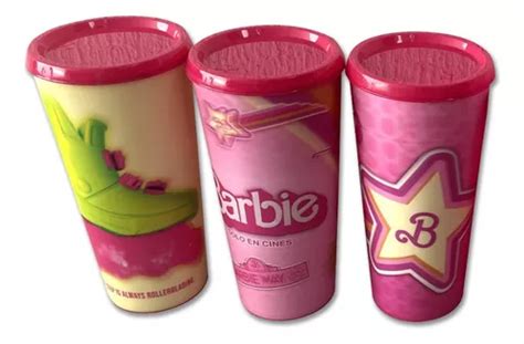 Set Vasos Cinemex Barbie Envío gratis