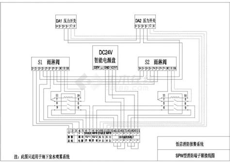 某宾馆消防报警系统设计及施工全套cad图纸火灾报警系统土木在线