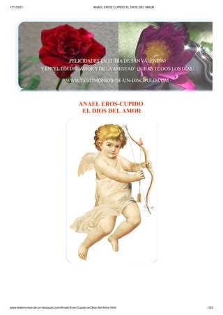 Anael Eros Cupido El Dios Del Amor Pdf