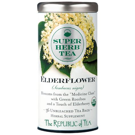 Republic Organic Elderflower Superherb® Tea Bags 36ct Prestogeorge