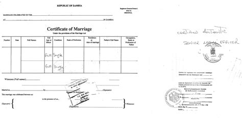 Types Of Marriage Certificates Printable Online