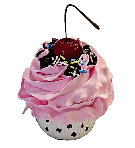 Fake Cake Cupcake Pink Sundae Cupcake Handmade By