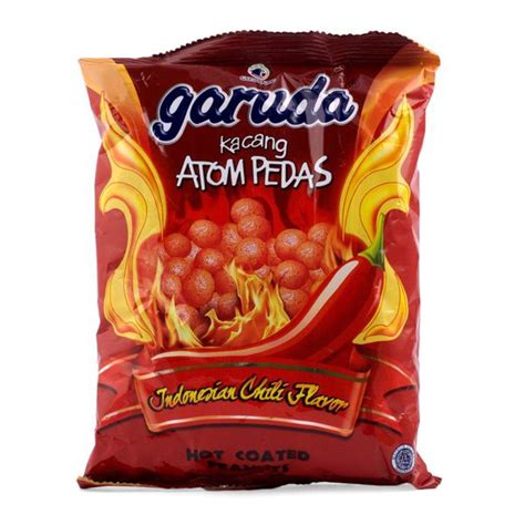 Jual Garuda Kacang Atom Pedas G Hot Coated Peanuts Kemasan Kecil