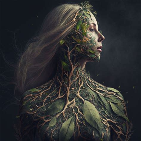 Woman Turning Into A Tree By Obsidianplanet On Deviantart