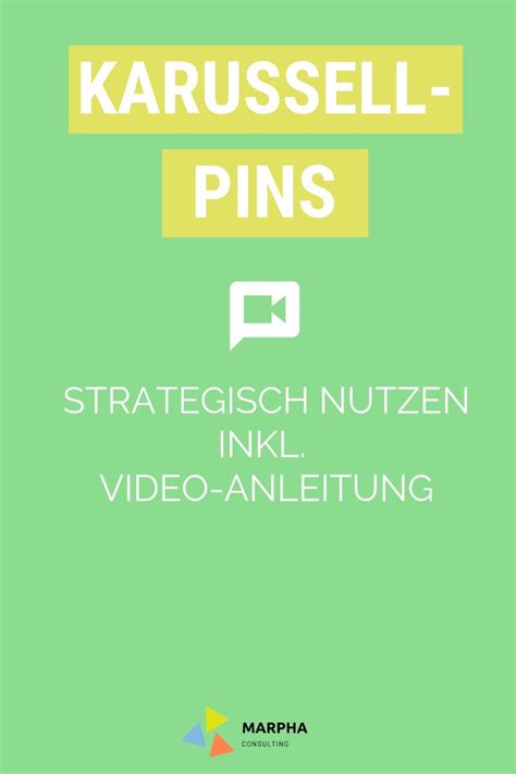 Karussell Pins Auf Pinterest Erstellen So Geht S Online Marketing