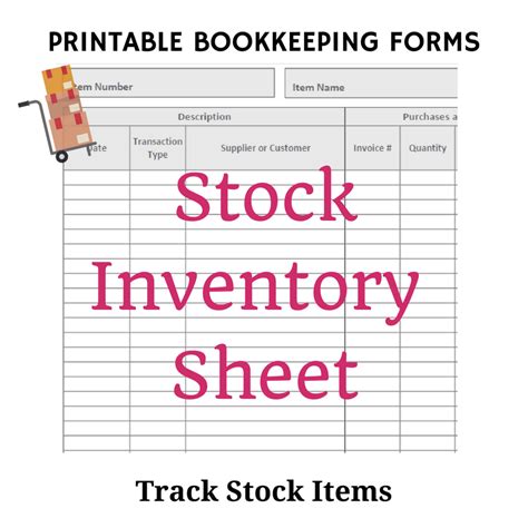 Free Bookkeeping Forms And Accounting Templates Printable Pdf