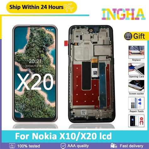 Original 6 67 X100 Para Nokia X20 TA 1341 TA 1344 Lcd Display Touch