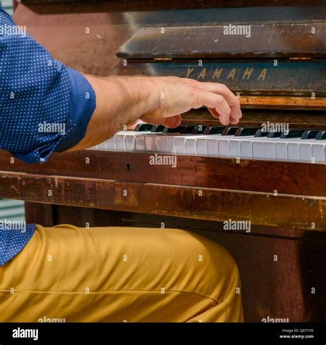 New Orleans La Usa April 23 2022 Closeup Of Musicians Hands