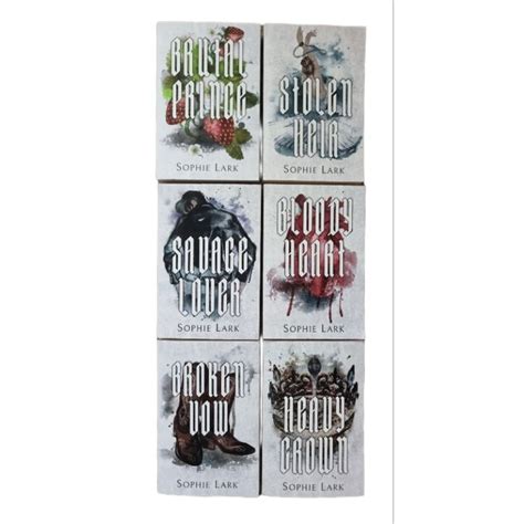 Brutal Birthright Series Illustrated Edition By Sophie Lark Shopee