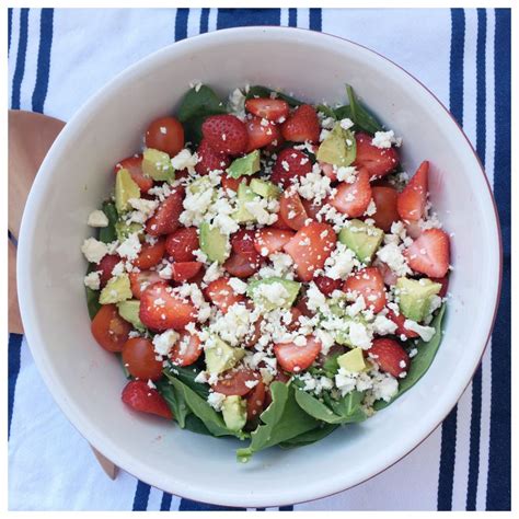 Summer Berry Spinach Salad Zest Nutrition