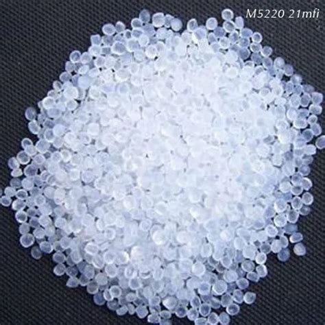 White M5220 Opal HDPE Injection Moulding Granules Packaging Size 25