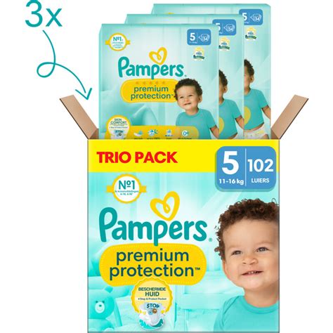 Pampers Premium Protection Luiers 5 Trio Pack Bestellen Albert Heijn