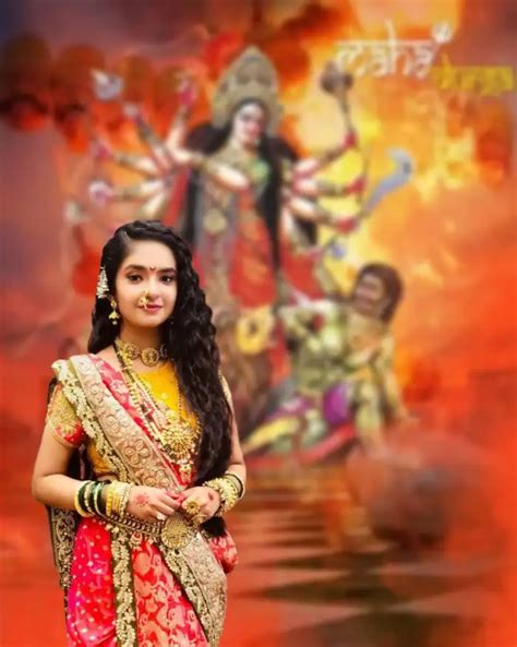 🔥 Mata Devi Durga Navratri Cb Editing With Girl Background Hd Images