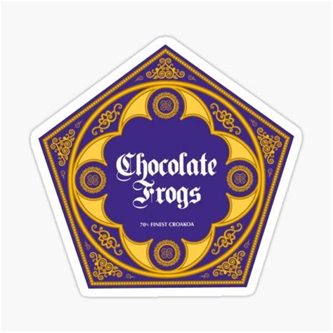 Chocolate Frogs Sticker For Sale By NomiBee Harry Potter Stickers