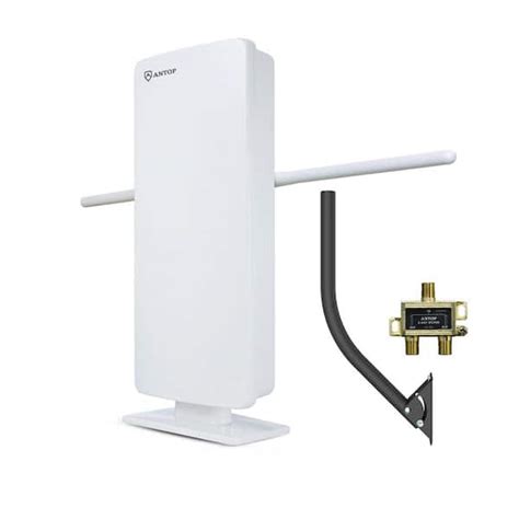 Antop Flat Panel Smartpass Amplified Indoor Outdoor HDTV Antenna