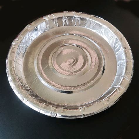 7inch Silver Foil Paper Plate At Rs 0 25 Piece Silver Paper Dish In