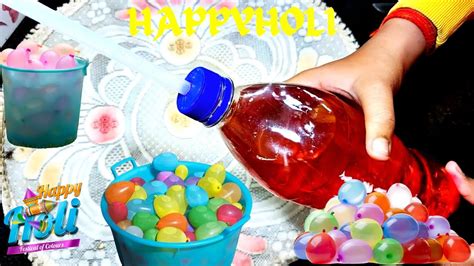 Easy Trick To Fill Water Balloons For Holi How To Fill Water Balloon