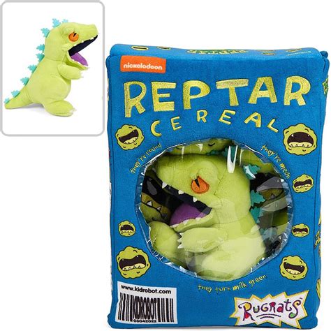 Rugrats Reptar Cereal Box 10-Inch Interactive Plush