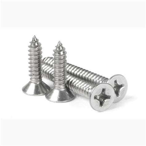 SUS304 SUS316 Cross Recessed Countersunk Head Screw GB846 Countersunk