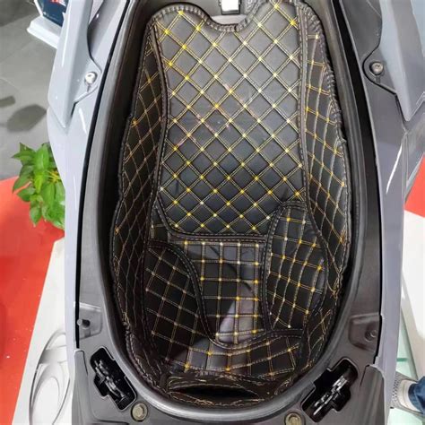 Ak Motorcycle Pu Leather Rear Trunk Cargo Liner Protector Seat