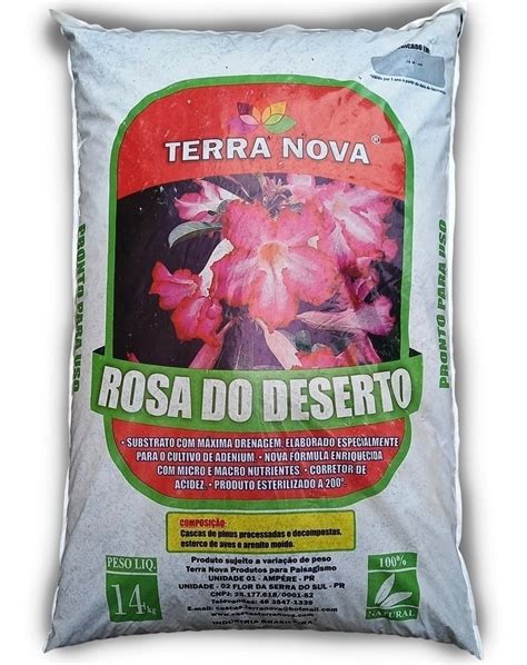 14kg Substrato Rosa Do Deserto Forth 400g Rosa Do Deserto Mercado Livre