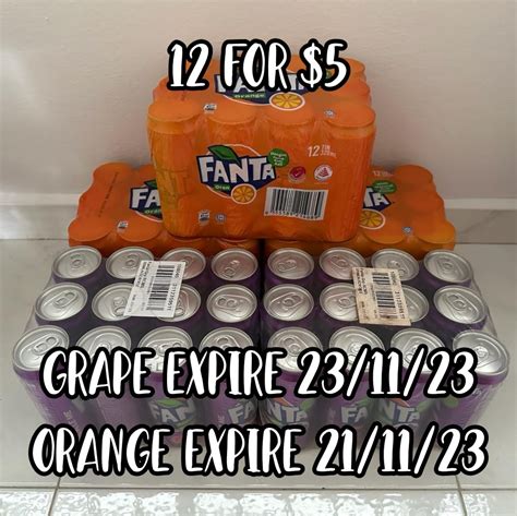 Fanta Grape Orange 320ml Food And Drinks Beverages On Carousell