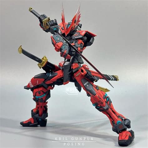 Myniatures On Instagram Custom Gundam Astray Black Frame Ver Red